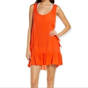CHELSEA28 Tayla Swim Cover Up Sz Small Side Tie Short Dress Size NWT Beach